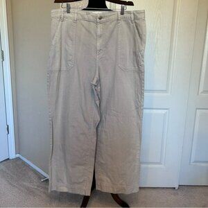 Universal‎ Thread Khaki Tan High Rise Wide Leg Jeans Junior Size 17R